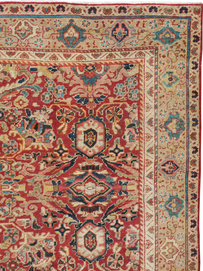 Vintage Persian Mahal Carpet, No.8464 - Galerie Shabab
