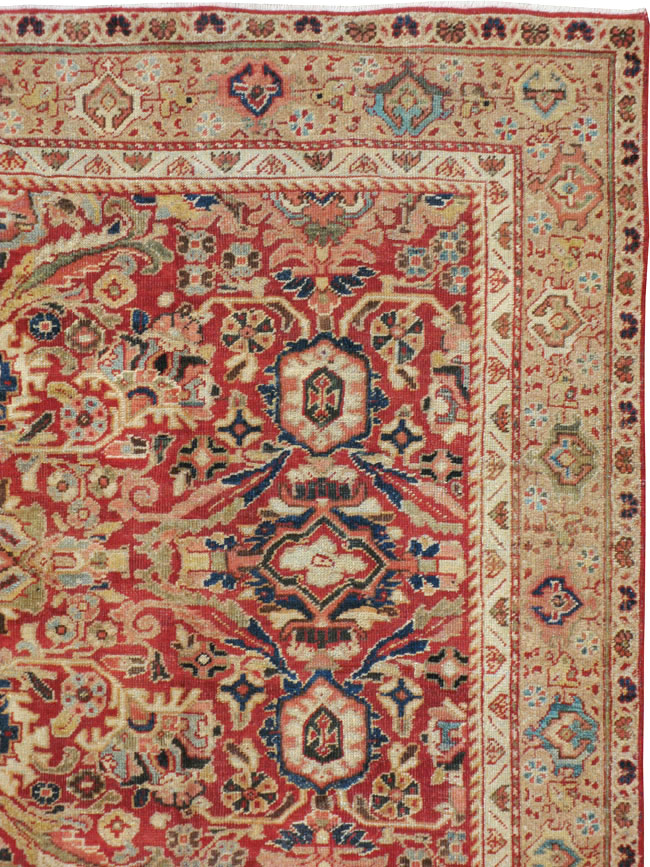 Vintage Persian Mahal Carpet, No.8464 - Galerie Shabab