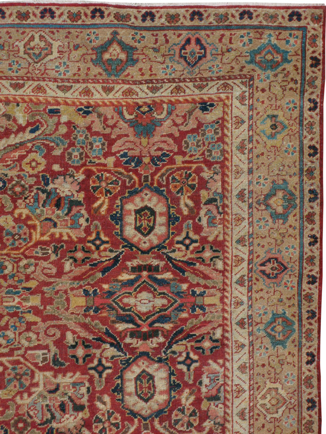 Vintage Persian Mahal Carpet, No.8464 - Galerie Shabab