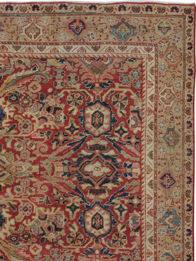 Vintage Persian Mahal Carpet, No.8464 - Galerie Shabab