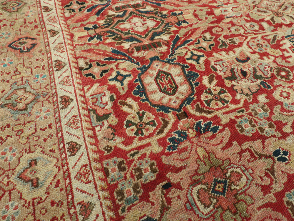 Vintage Persian Mahal Carpet, No.8464 - Galerie Shabab