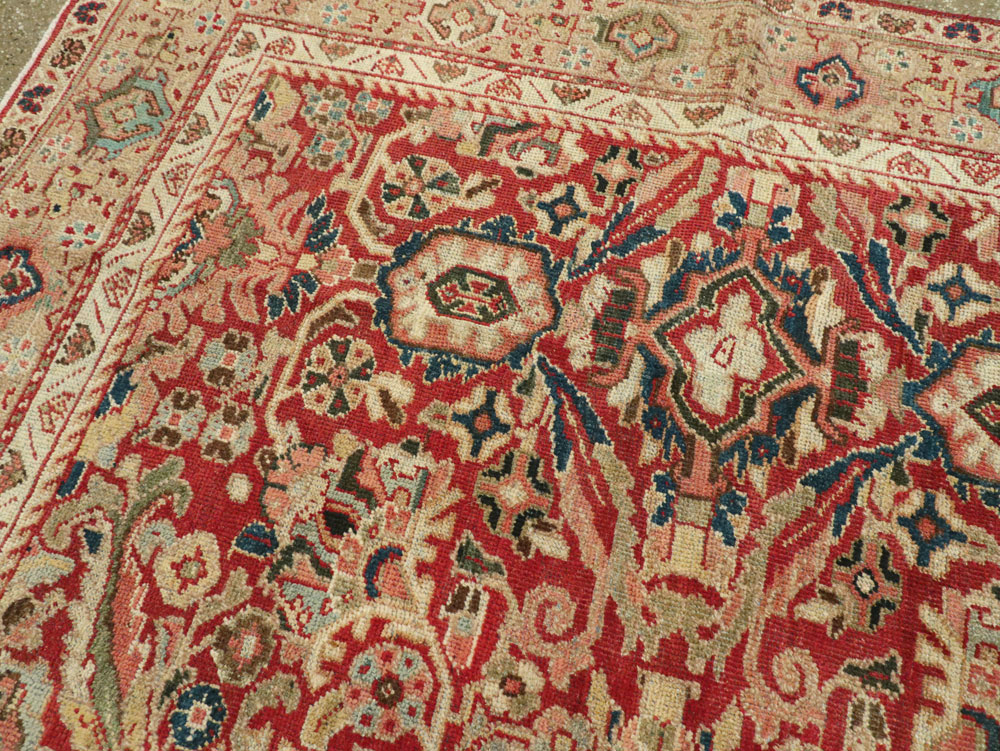 Vintage Persian Mahal Carpet, No.8464 - Galerie Shabab