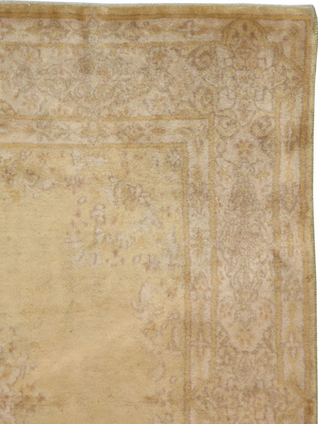 Vintage Persian Kerman Square Rug, No.8469 - Galerie Shabab