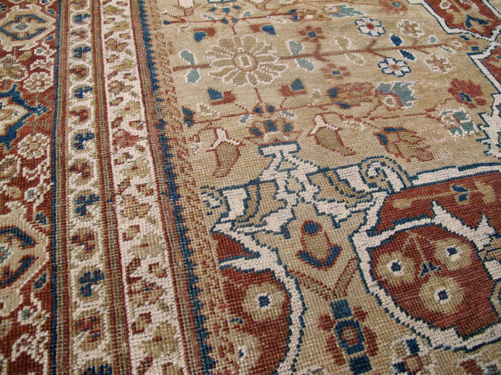 Antique Persian Mahal Carpet, No.8470 - Galerie Shabab