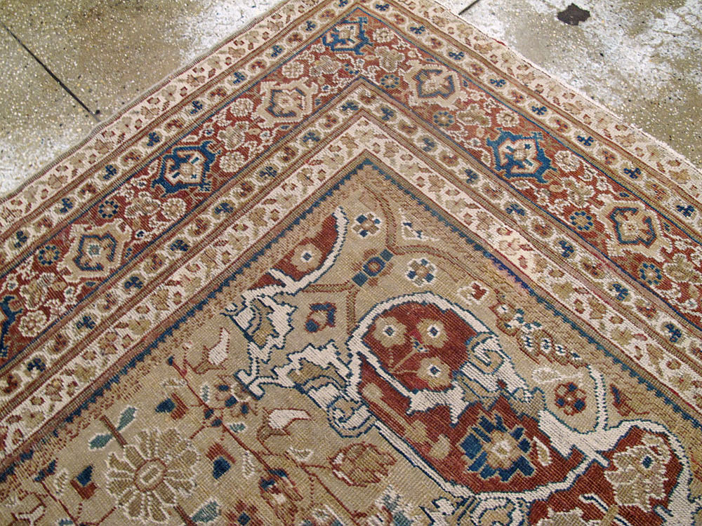 Antique Persian Mahal Carpet, No.8470 - Galerie Shabab