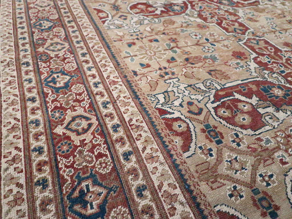 Antique Persian Mahal Carpet, No.8470 - Galerie Shabab