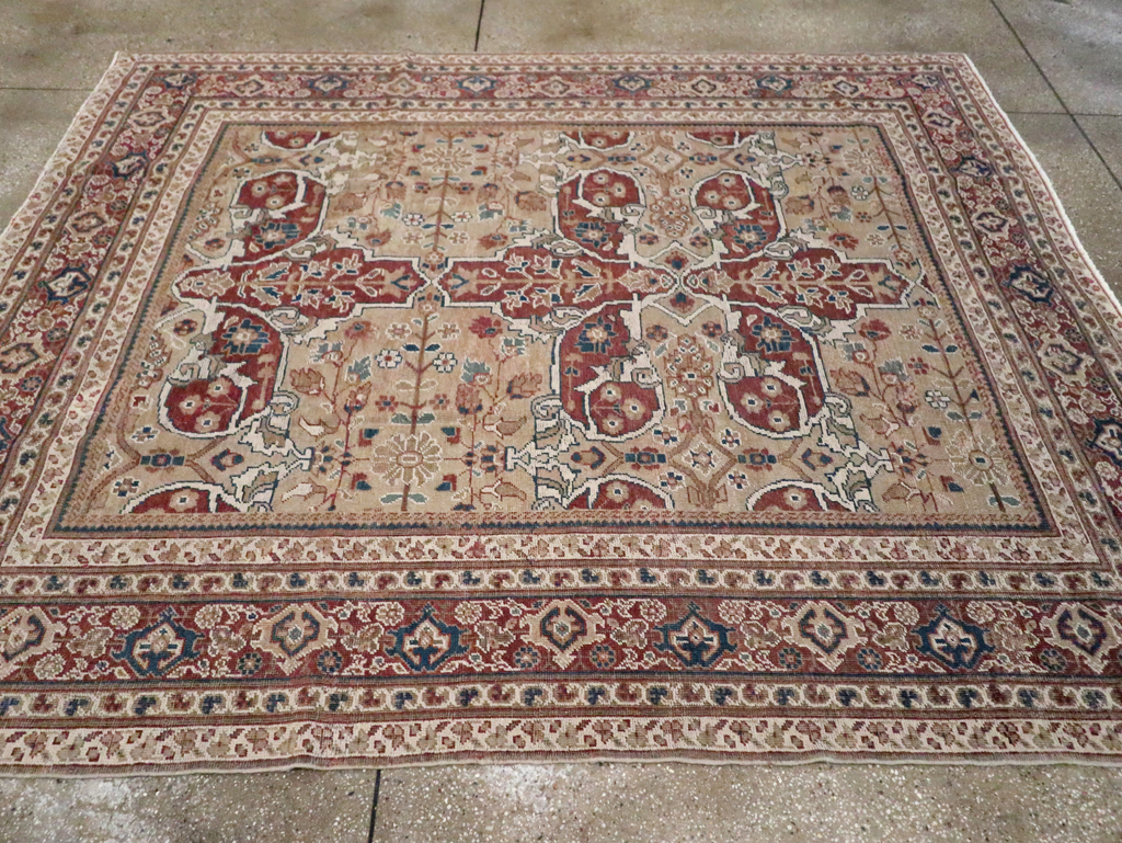 Antique Persian Mahal Carpet, No.8470 - Galerie Shabab