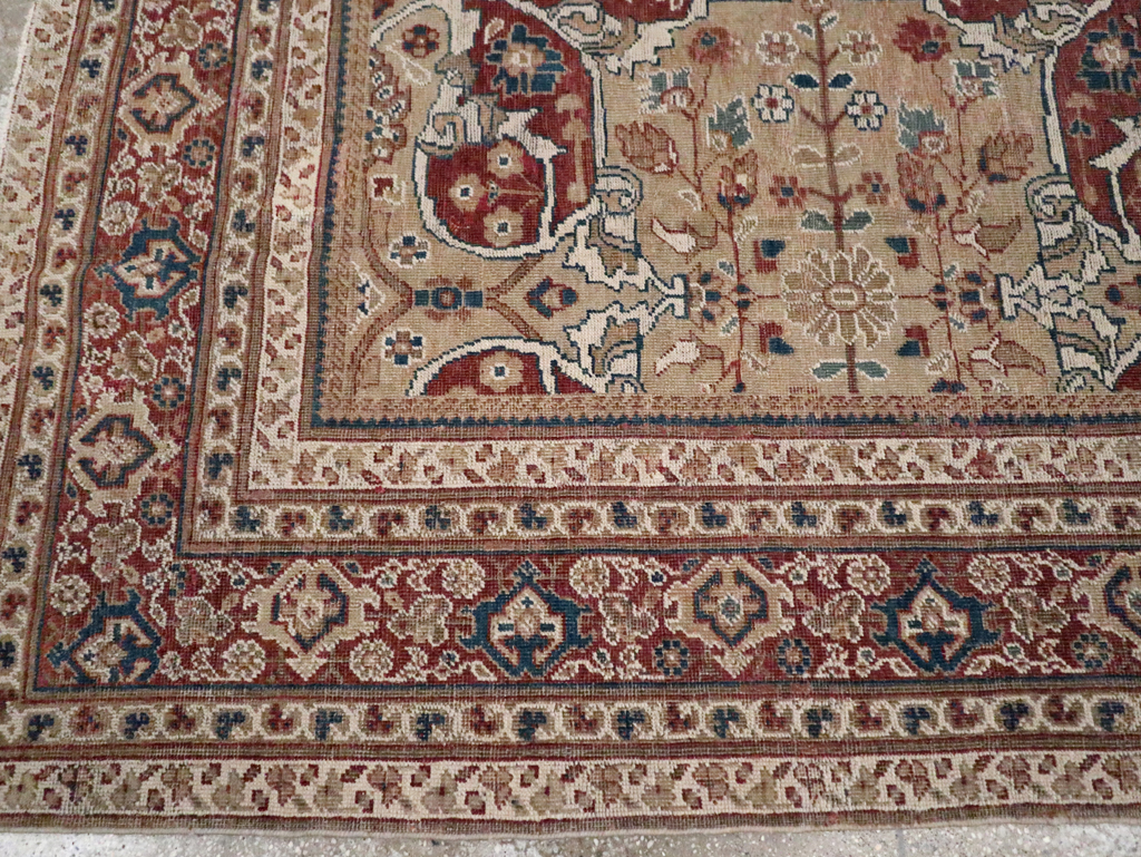 Antique Persian Mahal Carpet, No.8470 - Galerie Shabab