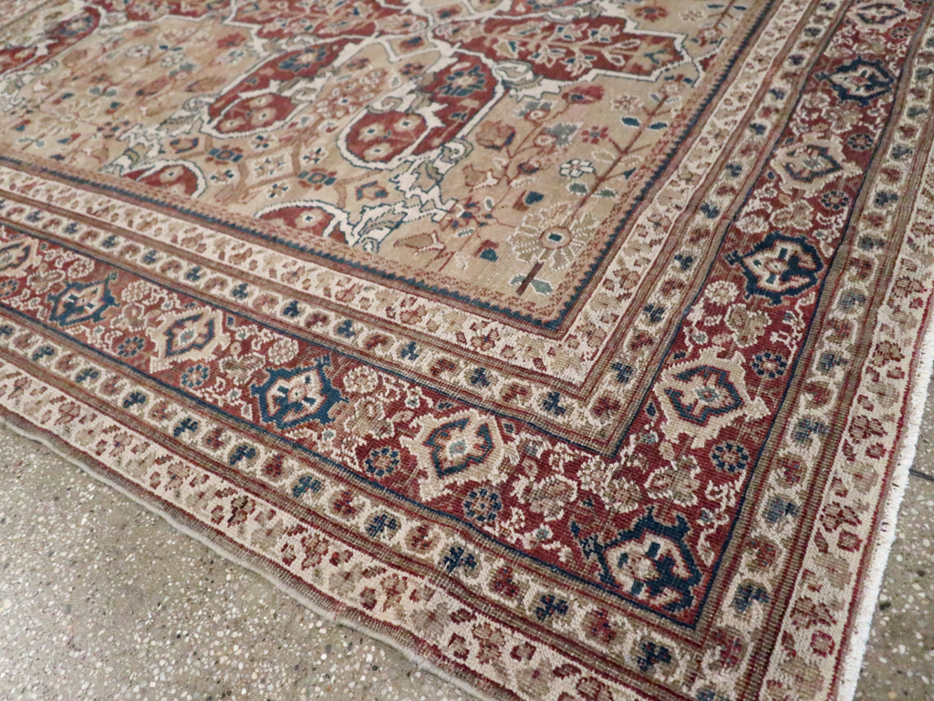Antique Persian Mahal Carpet, No.8470 - Galerie Shabab