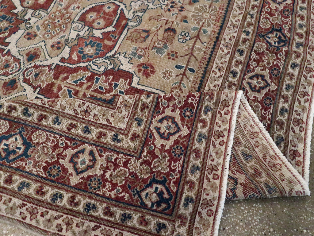 Antique Persian Mahal Carpet, No.8470 - Galerie Shabab