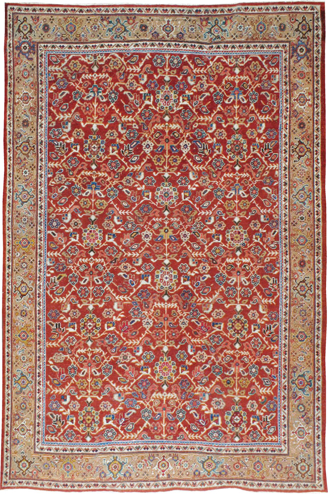 Antique Persian Mahal Carpet, No.8472 - Galerie Shabab