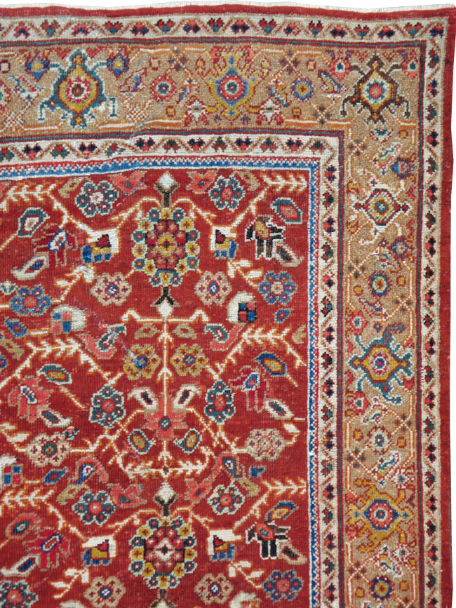 Antique Persian Mahal Carpet, No.8472 - Galerie Shabab