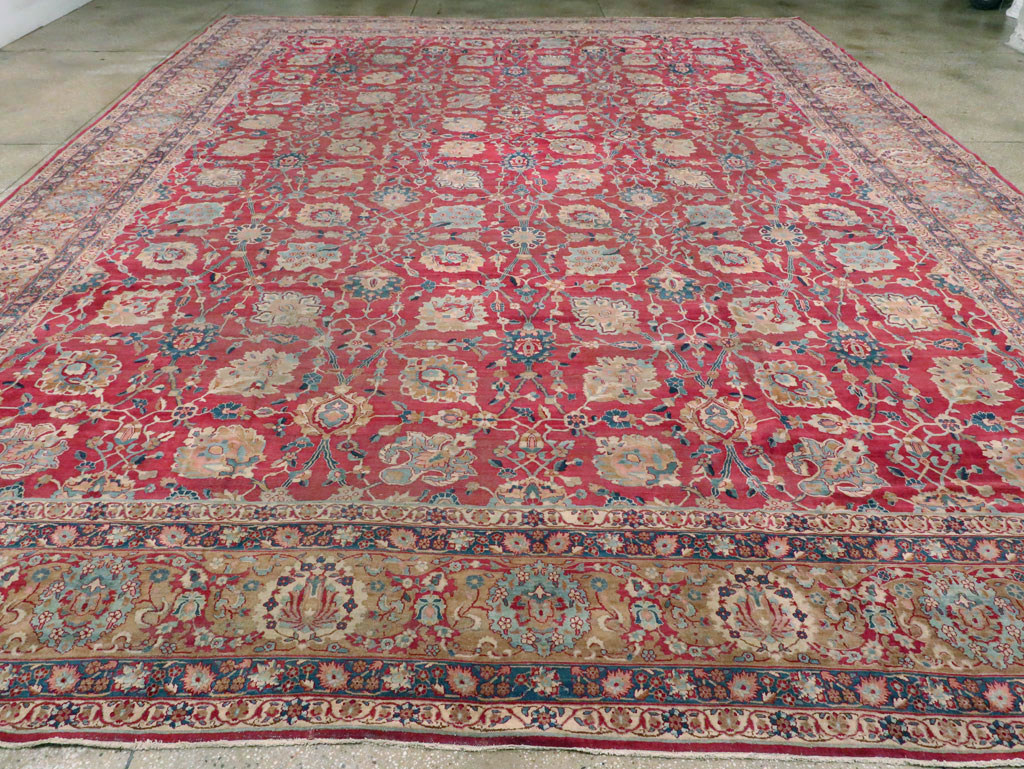 Antique Persian Kerman Carpet, No.8480 - Galerie Shabab