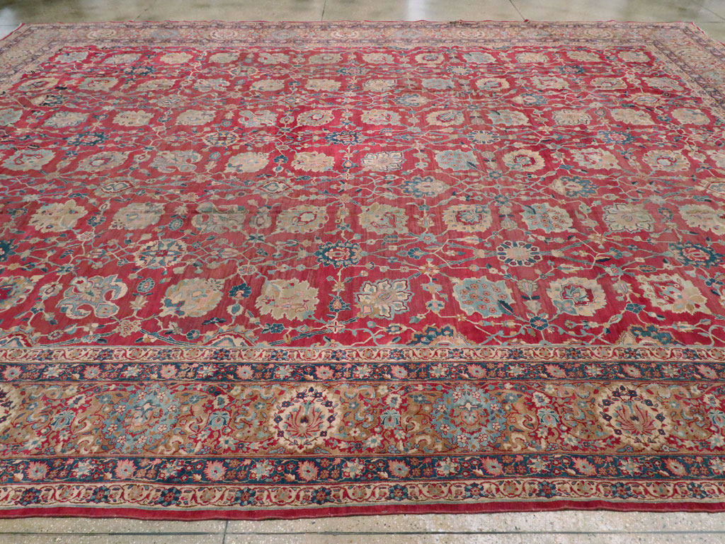 Antique Persian Kerman Carpet, No.8480 - Galerie Shabab