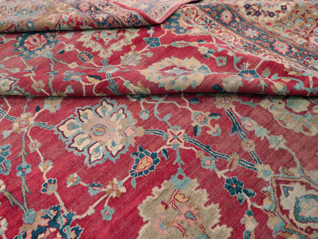 Antique Persian Kerman Carpet, No.8480 - Galerie Shabab