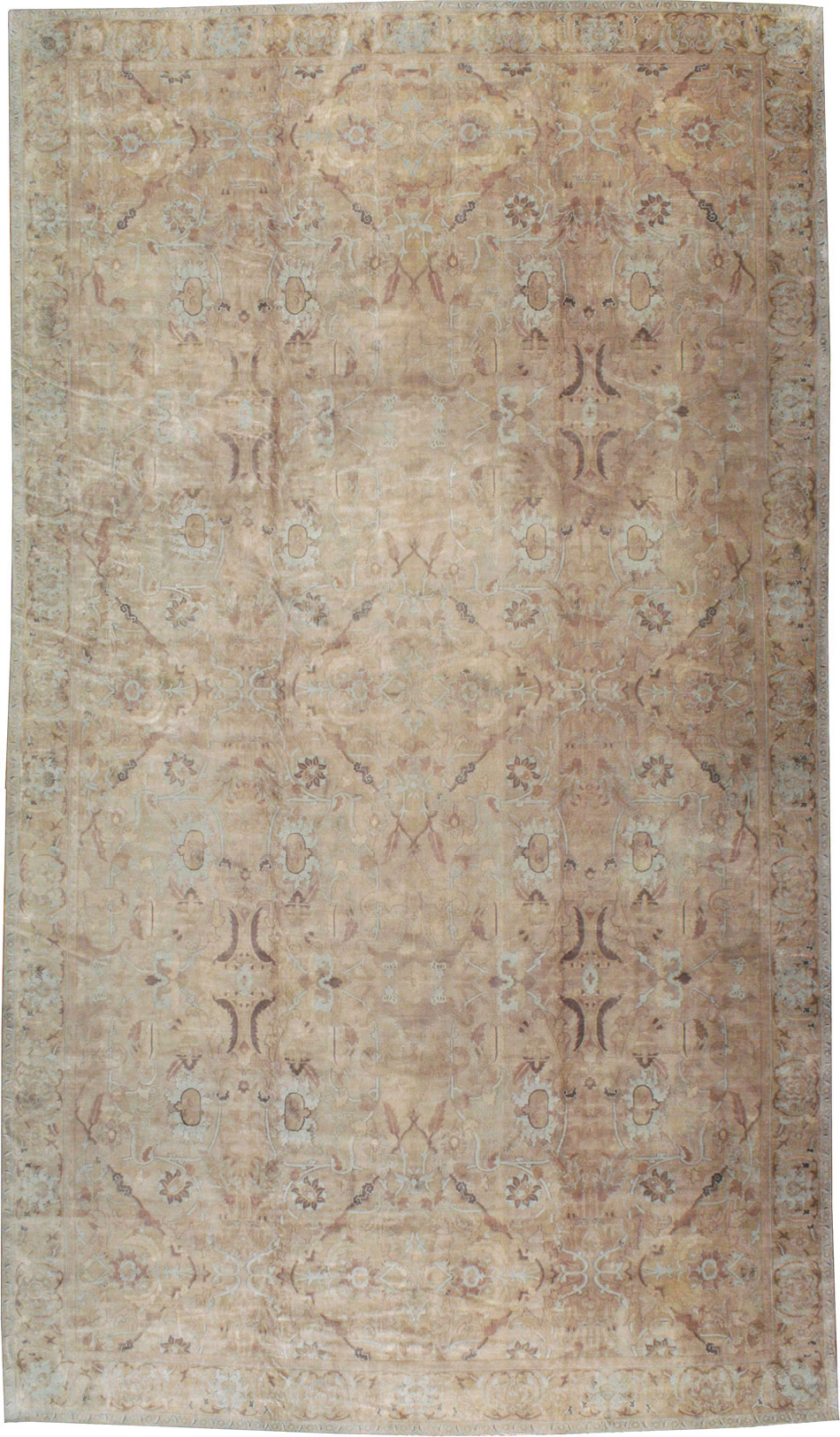 Antique Indian Agra Carpet, No.8497 - Galerie Shabab