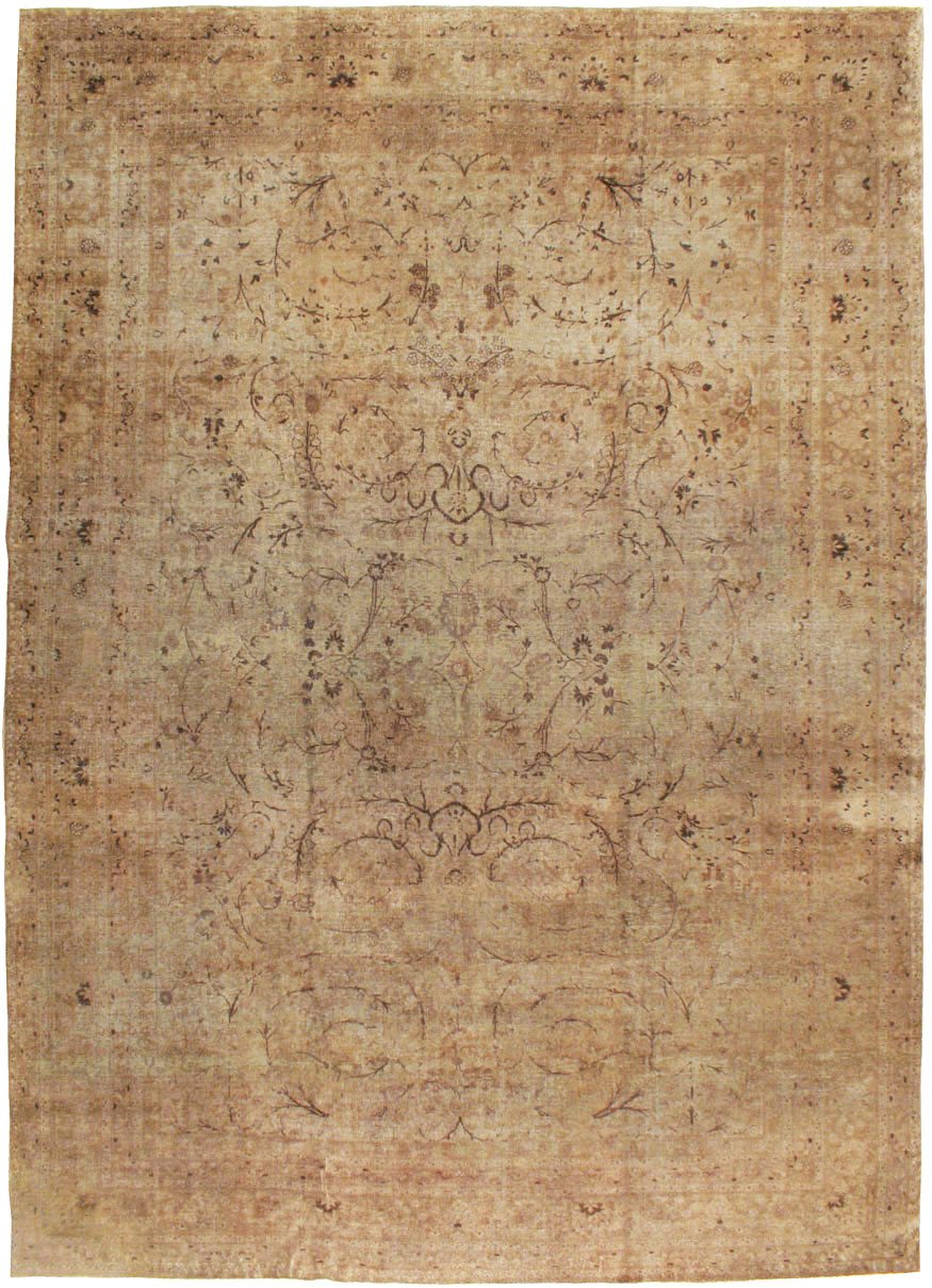 Antique Persian Mashad Carpet, No.8505 - Galerie Shabab