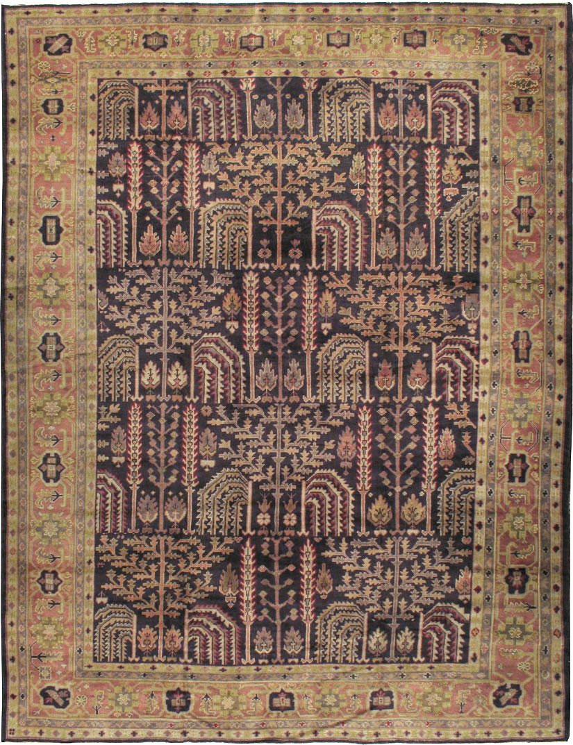 Antique Turkish Oushak Carpet, No.8507 - Galerie Shabab