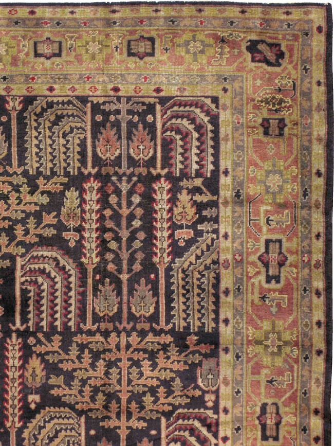 Antique Turkish Oushak Carpet, No.8507 - Galerie Shabab