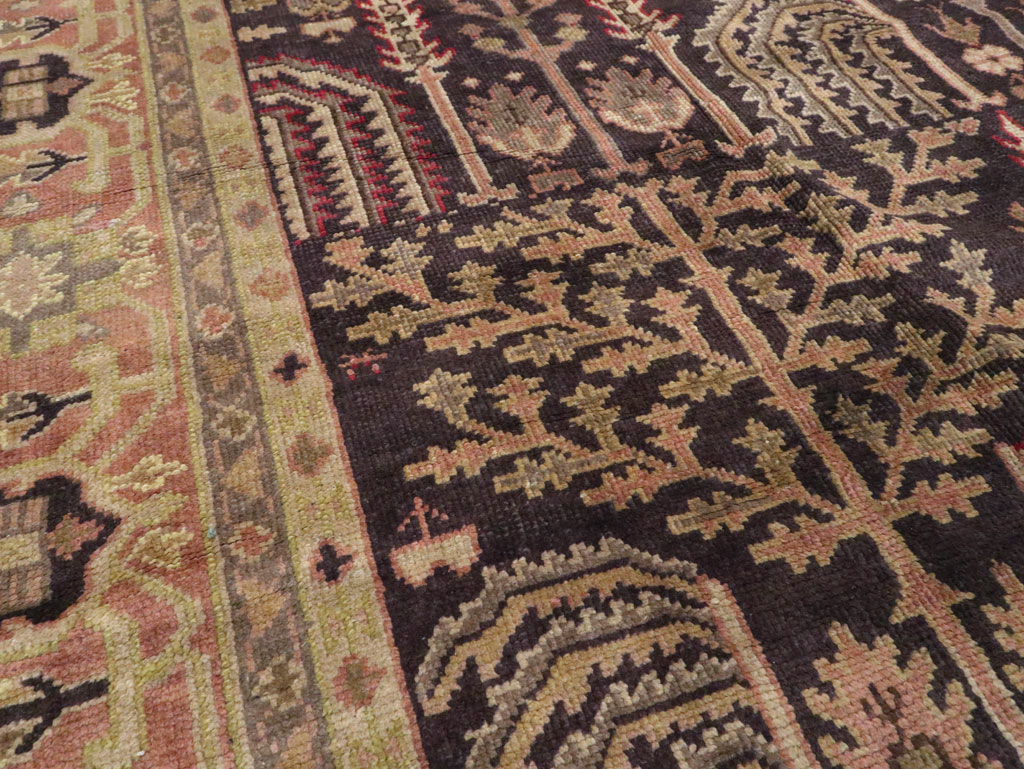 Antique Turkish Oushak Carpet, No.8507 - Galerie Shabab