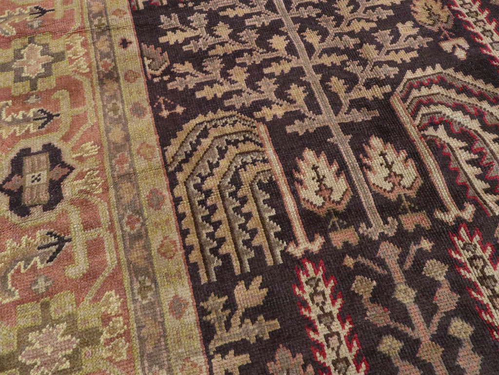 Antique Turkish Oushak Carpet, No.8507 - Galerie Shabab