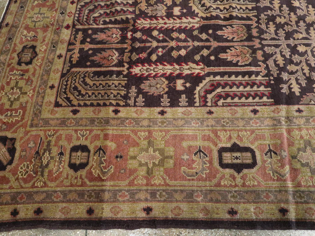 Antique Turkish Oushak Carpet, No.8507 - Galerie Shabab