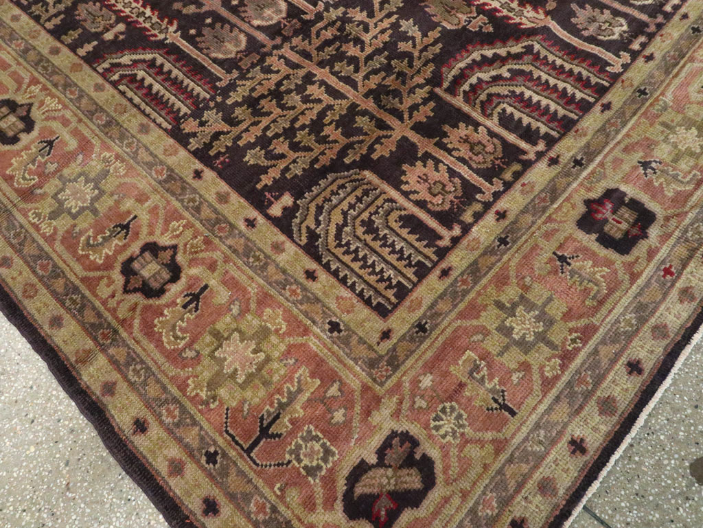 Antique Turkish Oushak Carpet, No.8507 - Galerie Shabab