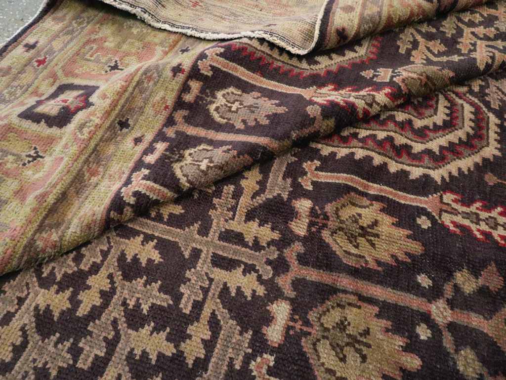 Antique Turkish Oushak Carpet, No.8507 - Galerie Shabab