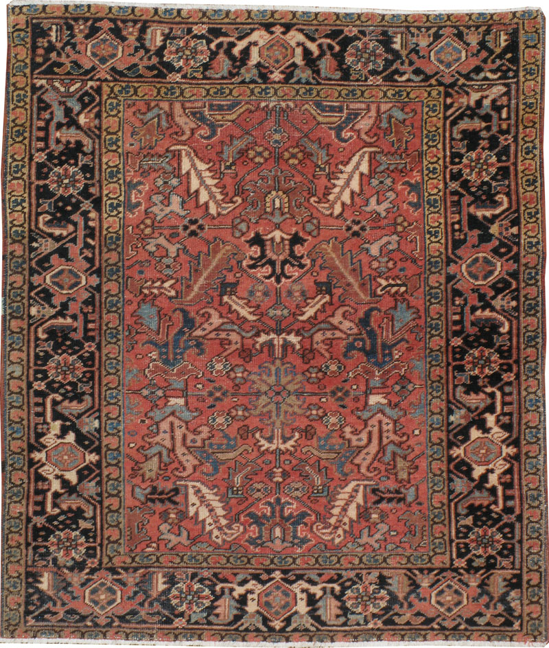 Antique Persian Heriz Carpet, No.8519 - Galerie Shabab