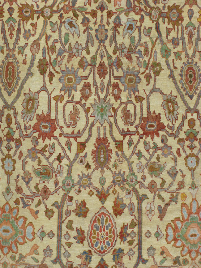 Antique Persian Sultanabad Carpet, No.8525 - Galerie Shabab