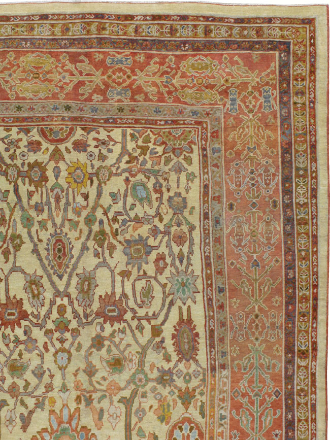 Antique Persian Sultanabad Carpet, No.8525 - Galerie Shabab