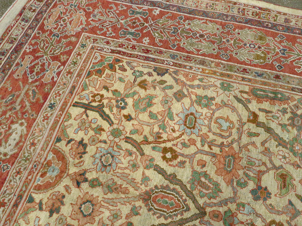 Antique Persian Sultanabad Carpet, No.8525 - Galerie Shabab