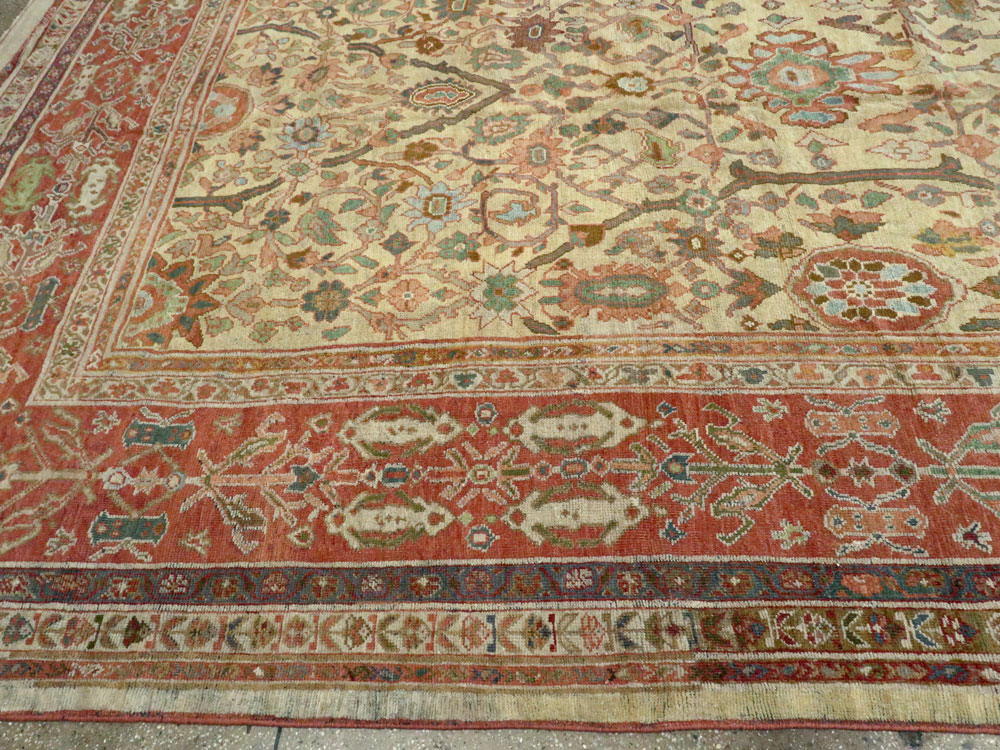 Antique Persian Sultanabad Carpet, No.8525 - Galerie Shabab