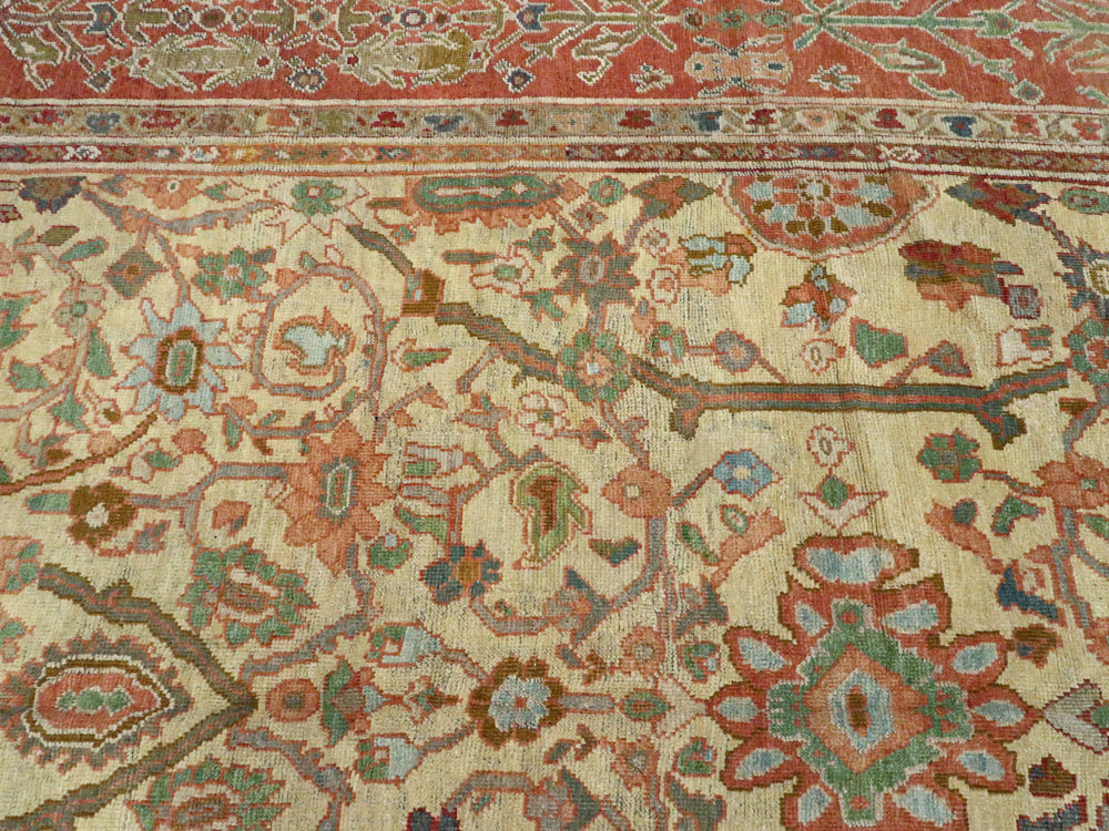 Antique Persian Sultanabad Carpet, No.8525 - Galerie Shabab