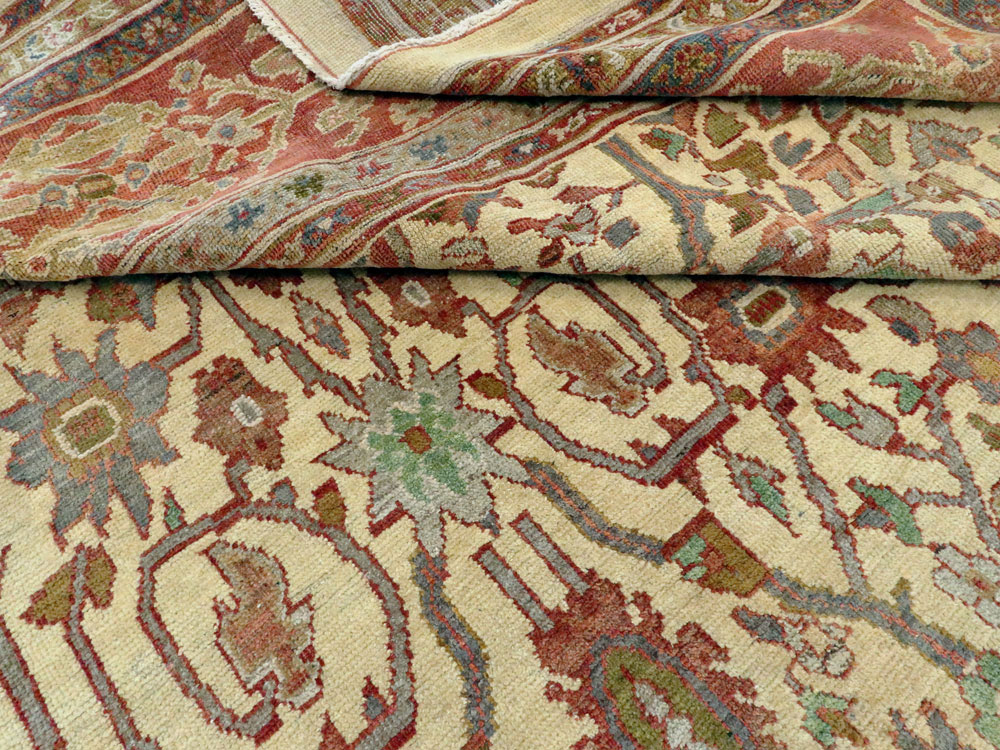 Antique Persian Sultanabad Carpet, No.8525 - Galerie Shabab