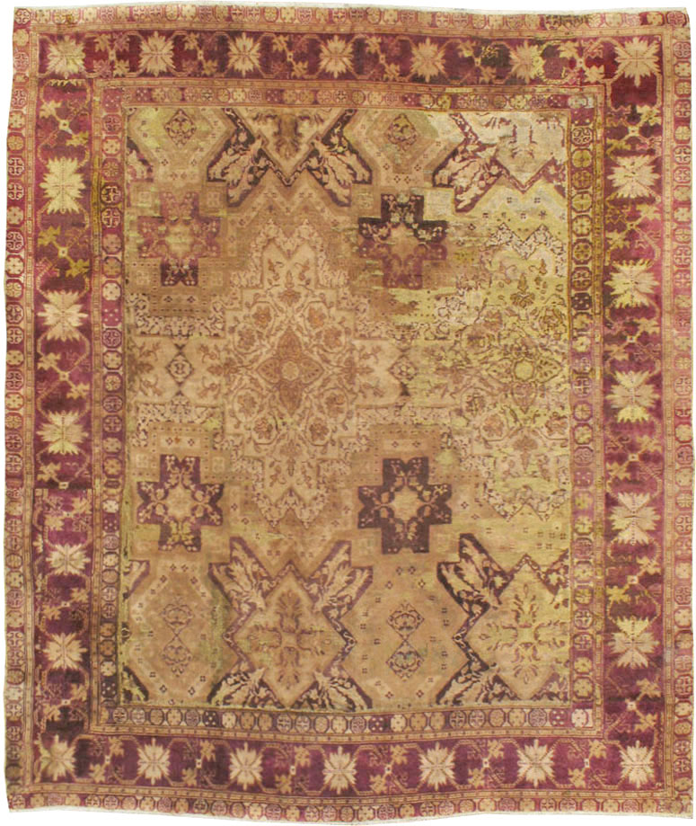 Antique Indian Agra Carpet, No.8526 - Galerie Shabab