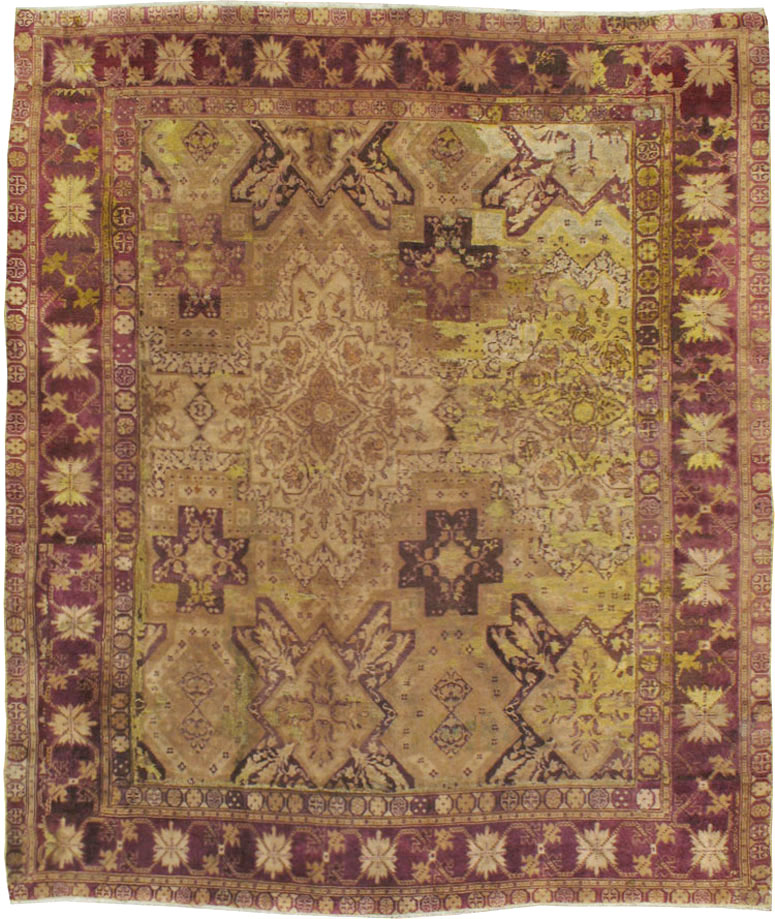 Antique Indian Agra Carpet, No.8526 - Galerie Shabab