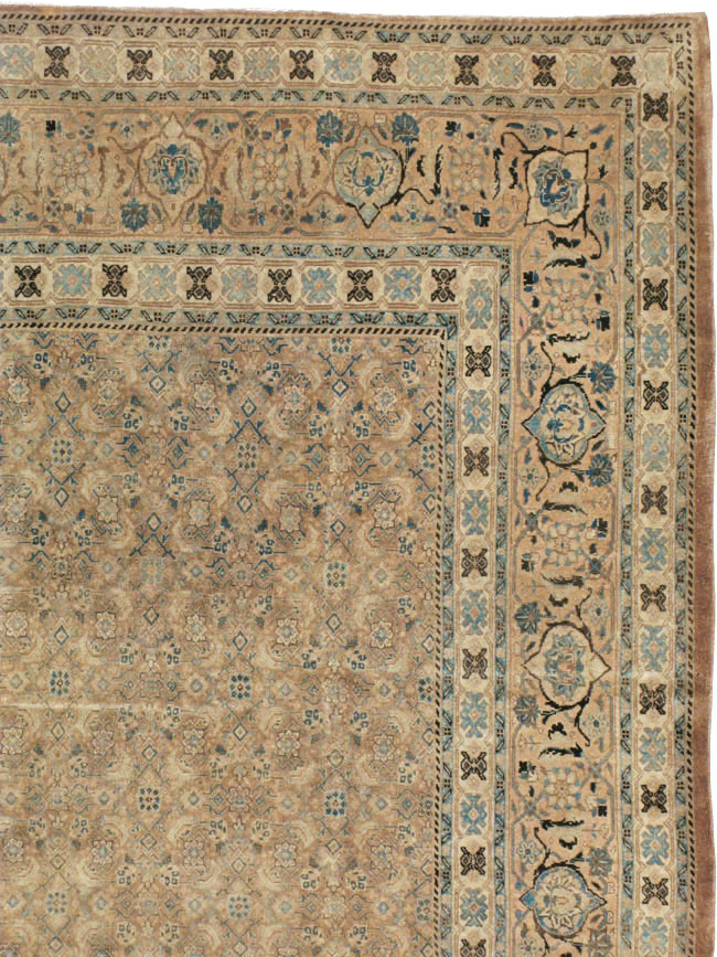 Antique Persian Mahal Carpet, No.8528 - Galerie Shabab