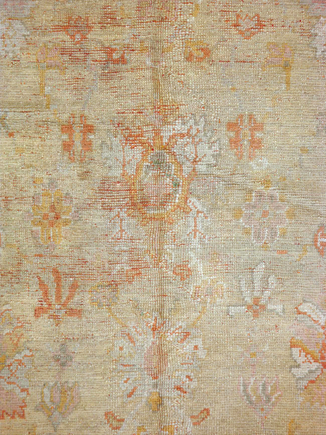 Antique Turkish Oushak Gallery Carpet, No.8533 - Galerie Shabab