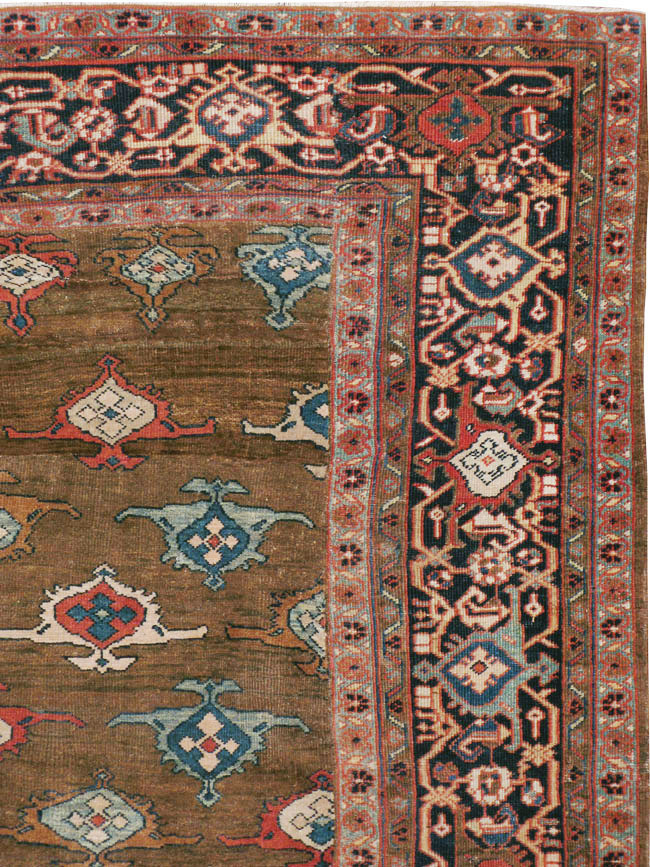 Antique Persian Mahal Carpet, No.8538 - Galerie Shabab