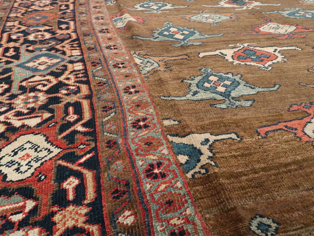 Antique Persian Mahal Carpet, No.8538 - Galerie Shabab