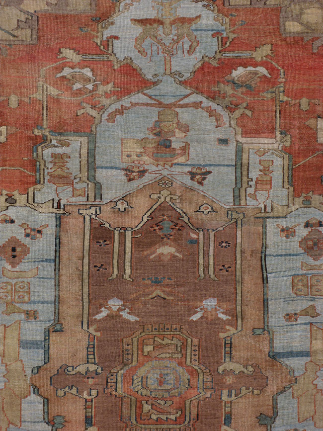 Antique Serapi Rug, No.8553 - Galerie Shabab