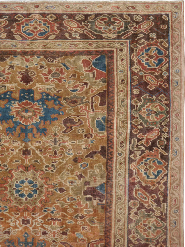 Antique Persian Mahal Carpet, No.8557 - Galerie Shabab