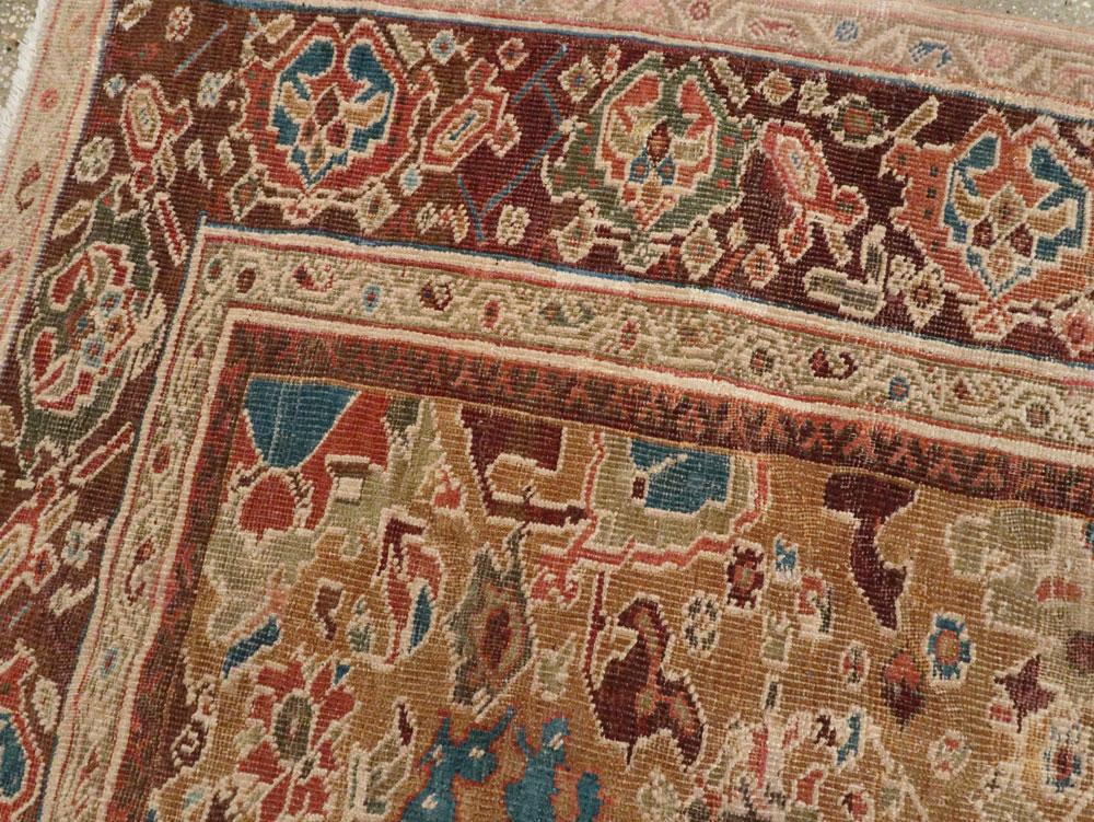 Antique Persian Mahal Carpet, No.8557 - Galerie Shabab
