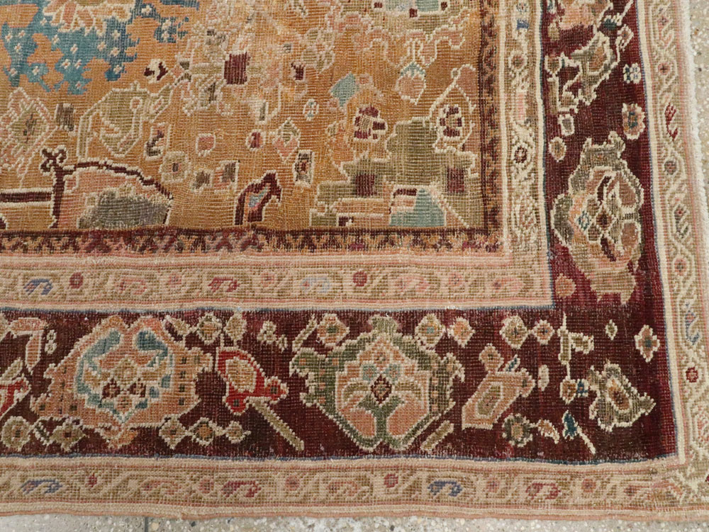 Antique Persian Mahal Carpet, No.8557 - Galerie Shabab