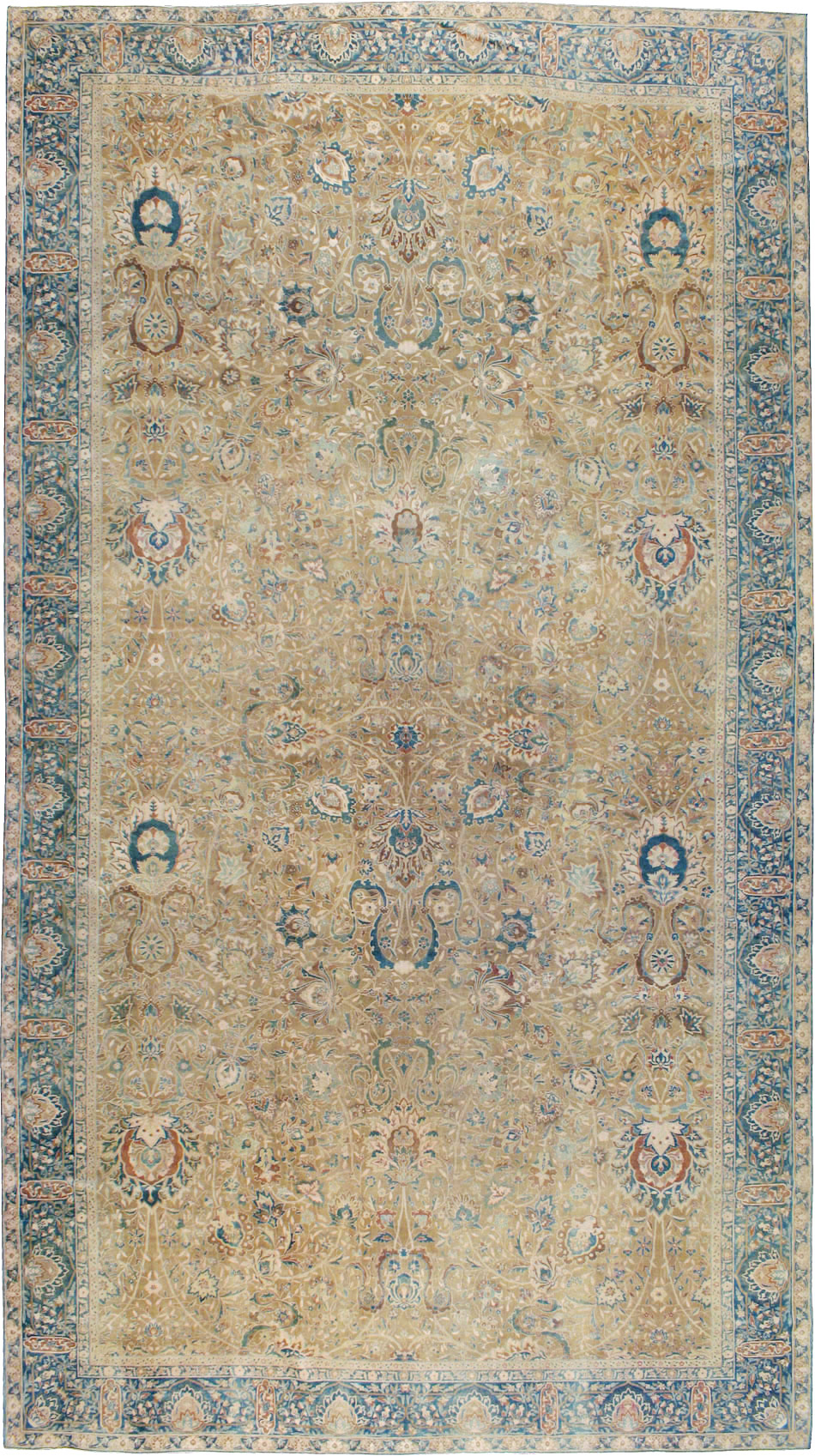 Antique Indian Lahore Carpet, No.8592 - Galerie Shabab