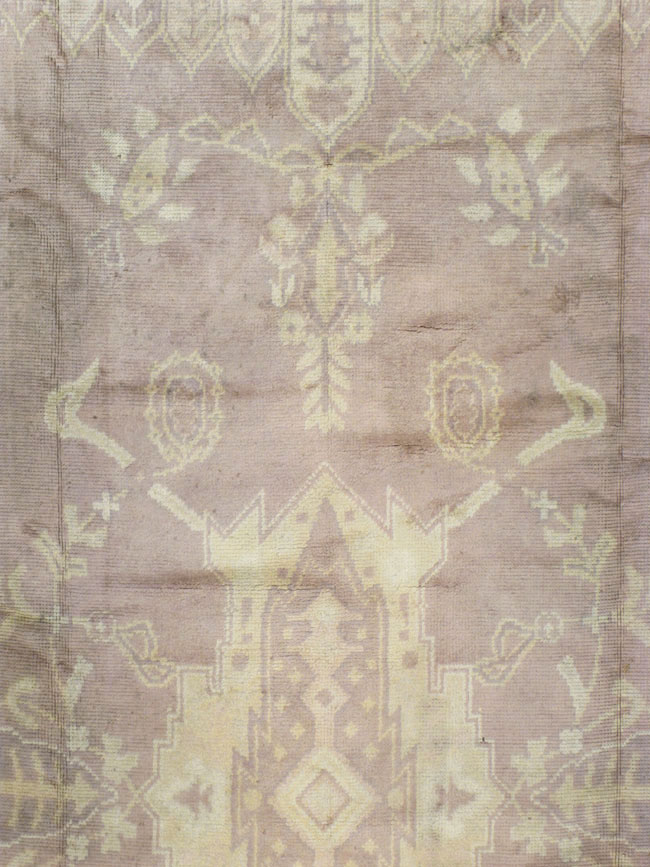 Vintage European Oushak Large Carpet, No.8600 - Galerie Shabab