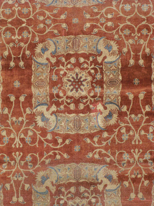 Antique Indian Lahore Carpet, No.8607 - Galerie Shabab