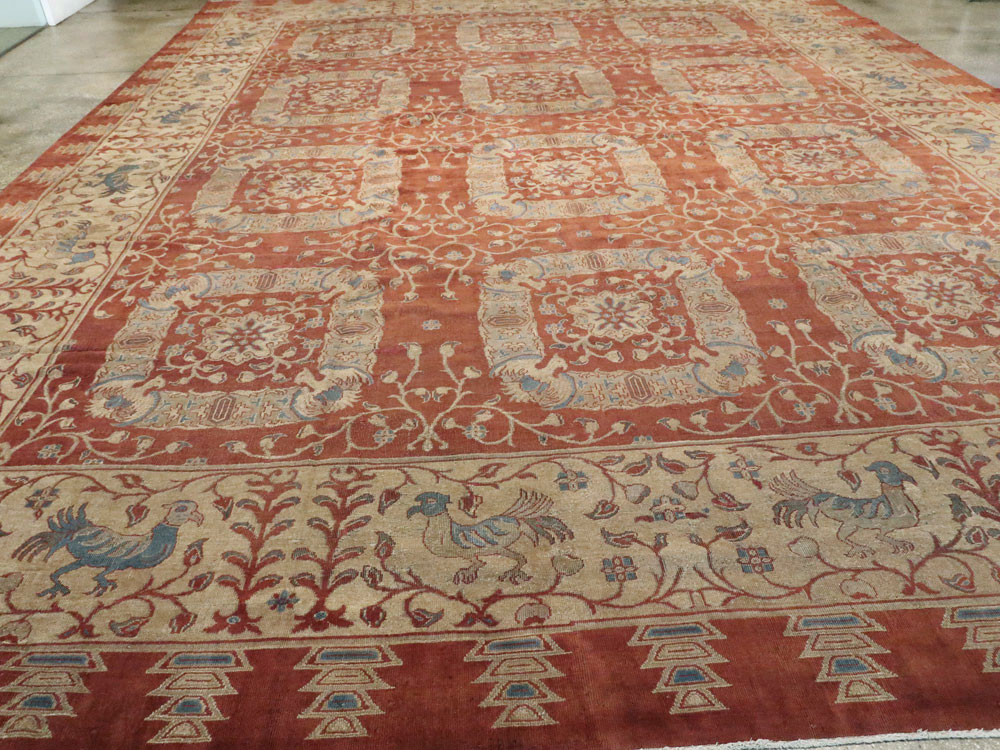Antique Indian Lahore Carpet, No.8607 - Galerie Shabab