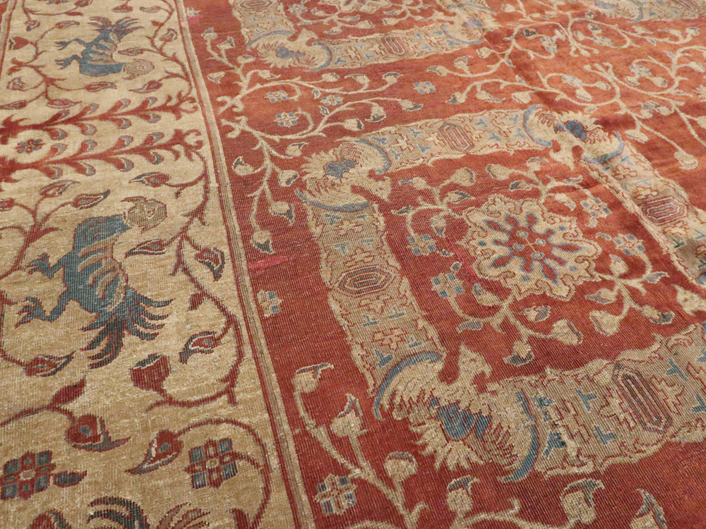 Antique Indian Lahore Carpet, No.8607 - Galerie Shabab